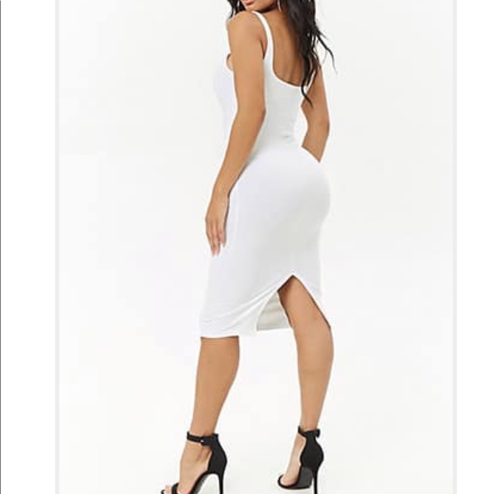 White tank body con dress size S